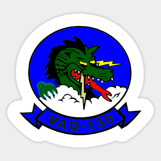 VAQ-130 Zappers Crest Sticker by Spacestuffplus